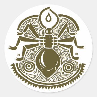 Ant Totem Runder Aufkleber
