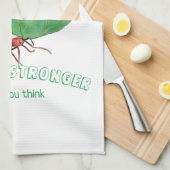 Ant trage große Blätter - Sie sind stärker Geschirrtuch (Viertel Falte)