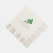 Ant tragend große Blätter - Sie sind stark Serviette (Ecke)