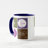 Ant trägt das Korn Saadi Gedicht IRAN Gedichte Tasse (Vorderseite Links)