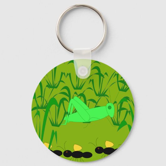 Ant und Grasshopper Schlüsselanhänger (Vorderseite)