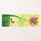 Ant und Schmetterling auf der Wiese der Wildblume Yogamatte (Vorderseite (Horizontal))