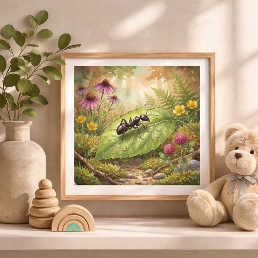Ant Winzige Insekten Kinderzimmer Poster