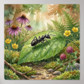 Ant Winzige Insekten Kinderzimmer Poster (Vorne)