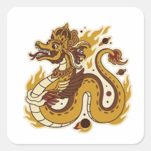 Antaboga Quadratischer Aufkleber