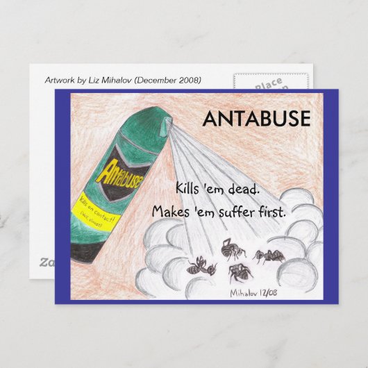 ANTABUSE-Postkarte Postkarte (Vorne/Hinten)