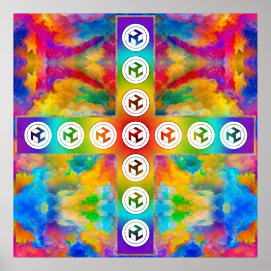 Antahkarana Cross - Male Antahkarana Poster (Vorne)