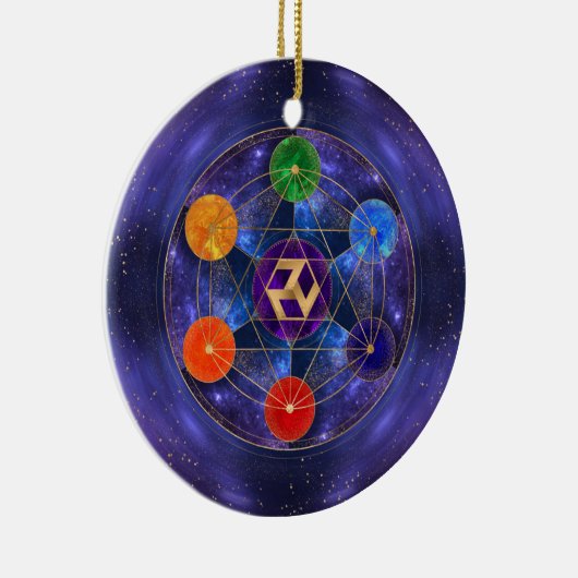 Antahkarana in Heiliger Geometrie Ornament - Nebul (Rechts)