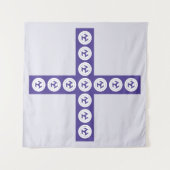 Antahkarana Kreuz - männliches Antahkarana Wandteppich (Vorderseite)