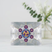 Antahkarana Ornament Postkarte (Stehend Vorderseite)