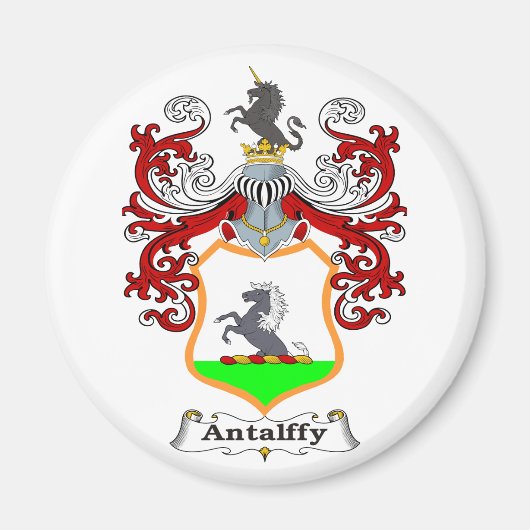 Antalffy, Ungarische Wappenrübe Magnet (Vorne)