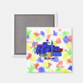 antalya blue city image.png magnet (Vorderseite/Rückseite)