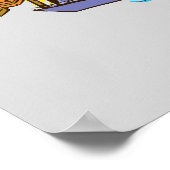 Antalya, die berühmte Stadt der Türkei Poster (Ecke)