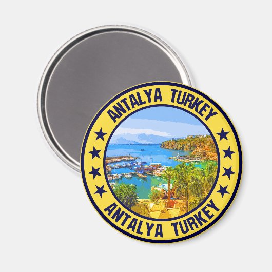 Antalya Magnet (Vorderseite/Rückseite)