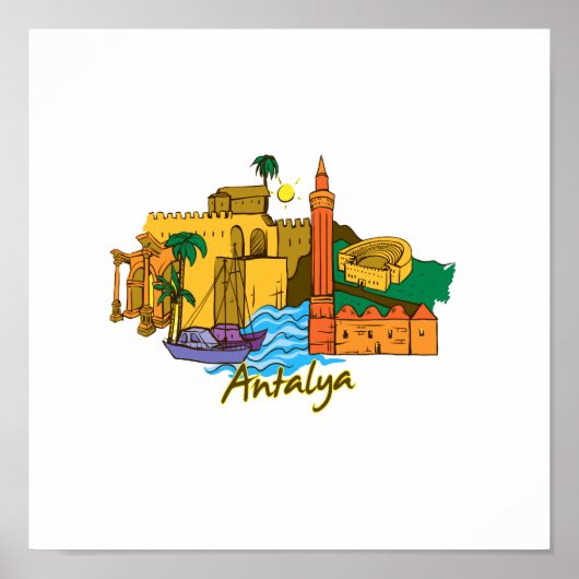 Antalya Reise-Urlaub image.png Poster (Vorne)