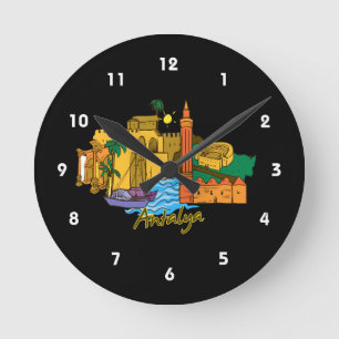Antalya-Reiseferien image.png Runde Wanduhr