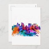 Antalya Skyline Feiertagspostkarte (Vorne/Hinten)