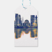 Antalya Skyline Geschenkanhänger (Rückseite)