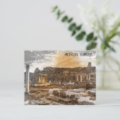 Antalya Türkei Ancient Travel Postkarte (Stehend Vorderseite)