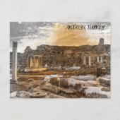 Antalya Türkei Ancient Travel Postkarte (Vorderseite)