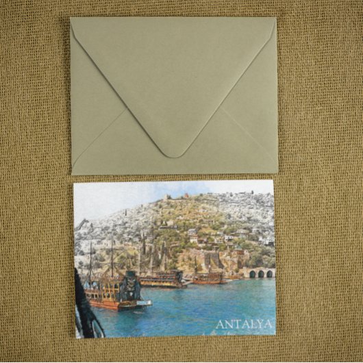 Antalya Türkei Küstensicht Postkarte
