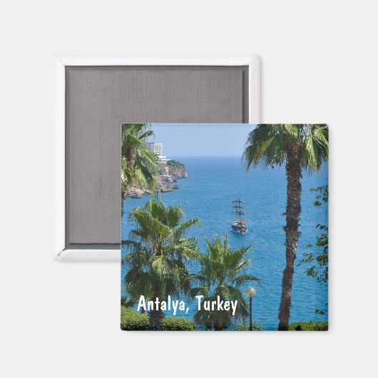 Antalya, Türkei Magnet (Vorderseite/Rückseite)