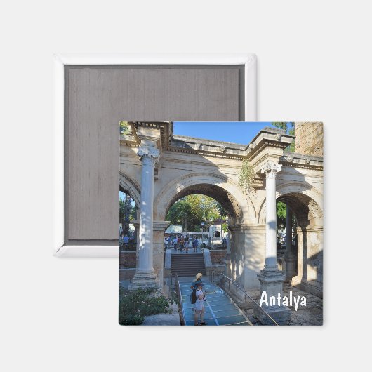 Antalya, Türkei Magnet (Vorderseite/Rückseite)