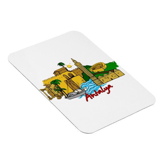 Antalya - Türkei Magnet (Rechte Seite)