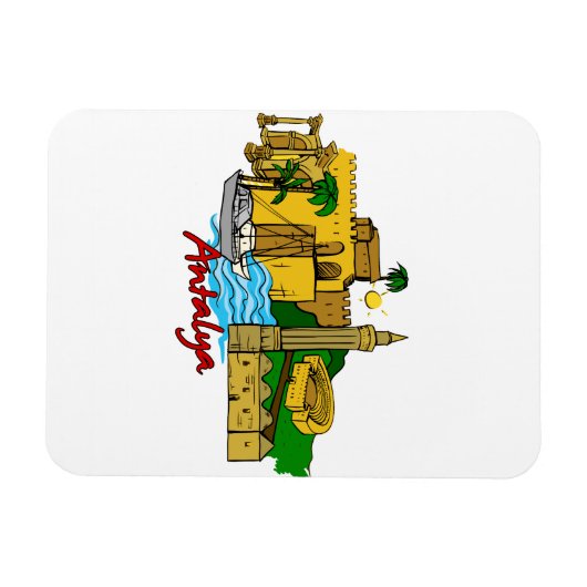 Antalya - Türkei Magnet (Horizontal)