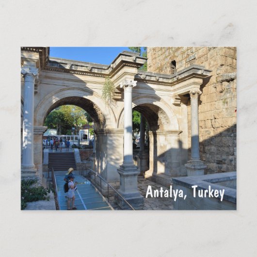 Antalya, Türkei Postkarte (Vorderseite)