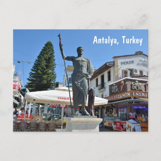 Antalya, Türkei Postkarte (Vorderseite)