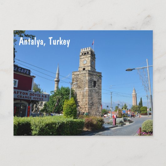 Antalya, Türkei Postkarte (Vorderseite)
