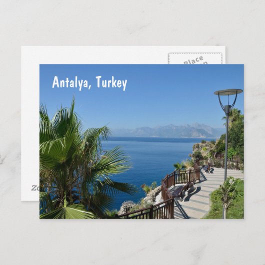 Antalya, Türkei Postkarte (Vorne/Hinten)