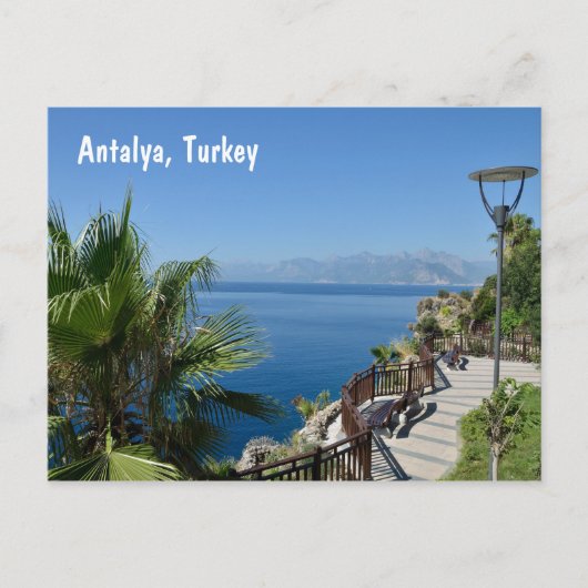Antalya, Türkei Postkarte (Vorderseite)