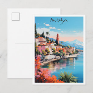 Antalya Türkei Reise Ästhetik Postkarte