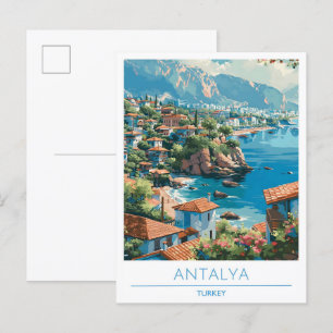 Antalya Türkei Reise  Postkarte