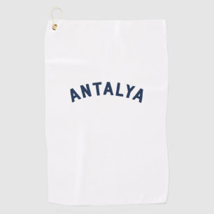 Antalya, Türkei Vintag Arch Golfhandtuch