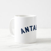 Antalya, Türkei Vintag Arch Kaffeetasse (Vorderseite Links)