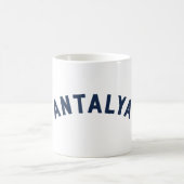 Antalya, Türkei Vintag Arch Kaffeetasse (Mittel)