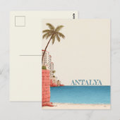 Antalya TürkeiReise Postkarte (Vorne/Hinten)