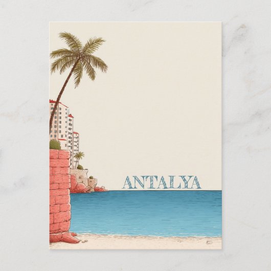 Antalya TürkeiReise Postkarte (Vorderseite)