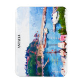 Antalya Turkey Panorama View Magnet (Vertikal)