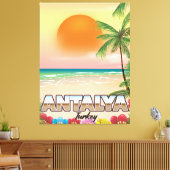 Antalya Turkey Strandposter Leinwanddruck (Insitu (Wohnzimmer))