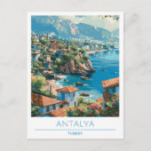 Antalya Turkey Travel Postkarte (Vorderseite)