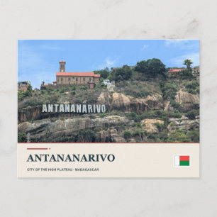 Antananarivo auf dem Hochplateau Postkarte