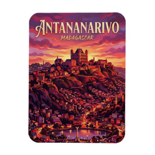 Antananarivo-Hügel Madagaskar Magnet