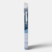 Antarctic Solitude: Penguin "But Why?" Quest Art Case-Mate iPhone Hülle (Rückseite / Links)