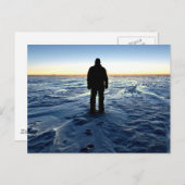 Antarctic Sunset Postkarte (Vorne/Hinten)