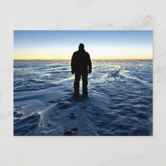 Antarctic Sunset Postkarte (Vorderseite)
