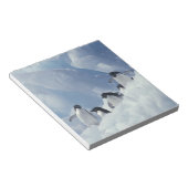 Antarctica. Adelie Pinguine Notizblock (angewinkelt)